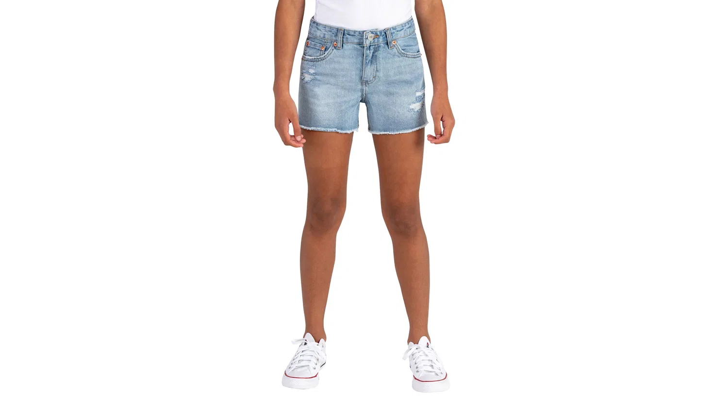 Шорты для девочек 7-16 лет Levi's, Medium Wash