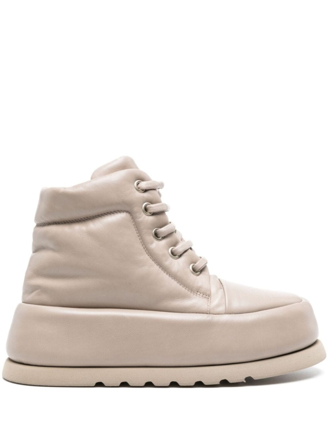 

Marsèll Bombo leather boots, нейтральный цвет