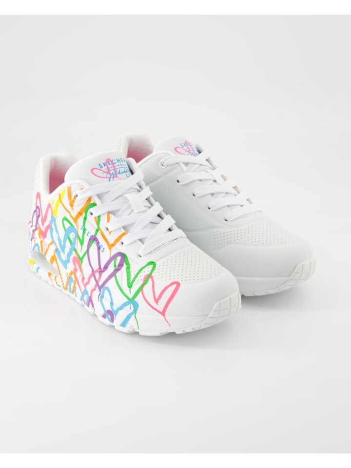 Кроссовки на шнуровке Skechers, белый