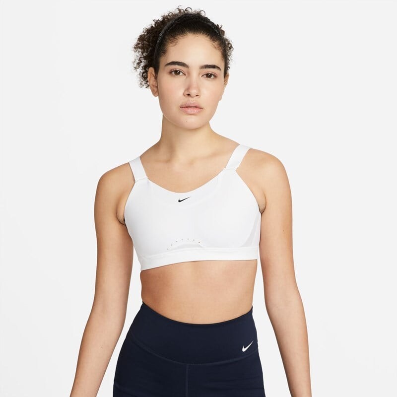 

Женский спортивный бюстгальтер альфа Nike, белый
