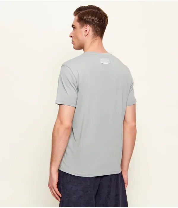 Футболка regular fit Emporio Armani, зеленый — фото 3