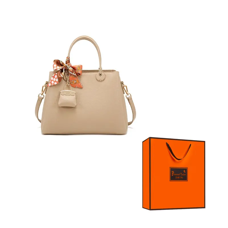 

PAYOT Микрофиберовая искусственная кожаная сумка через плечо, Apricot