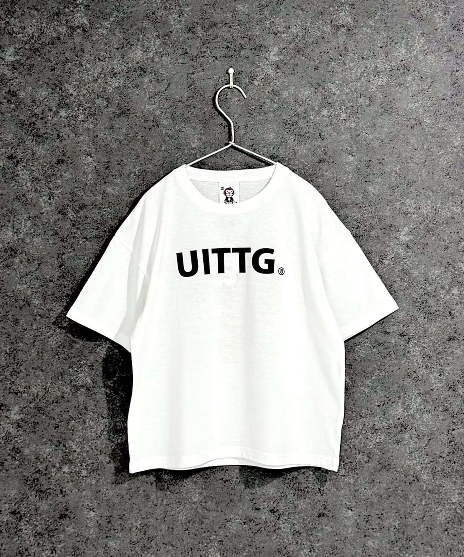 Детская футболка с принтом UITTG BABY Anchor Smith бежевая — фото 4