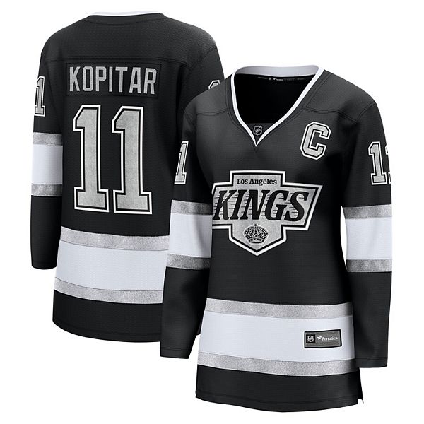 

Женская футболка Los Angeles Kings Anze Kopitar черная домашняя Fanatics, Черный, Женская футболка Los Angeles Kings Anze Kopitar черная домашняя Fanatics