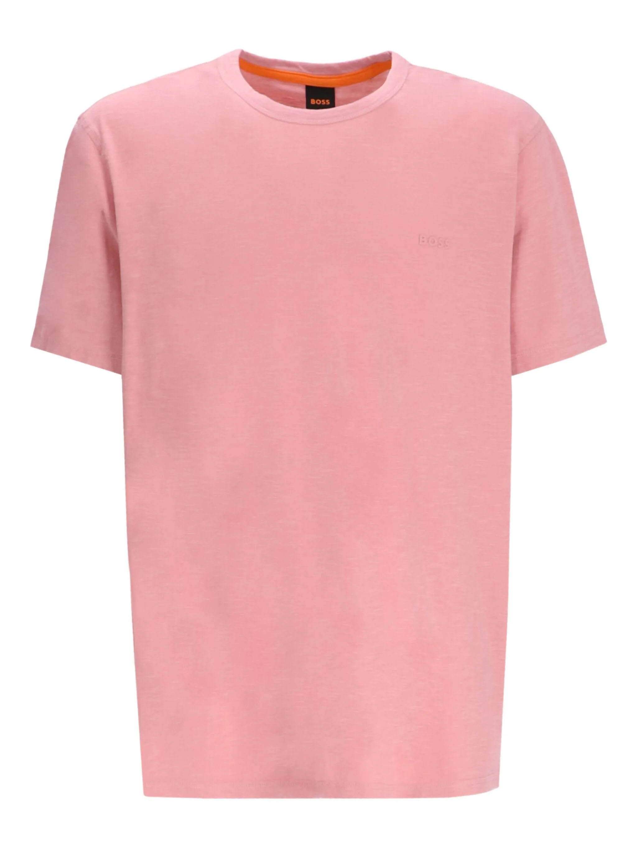 

Футболка с тисненым логотипом Boss, розовый