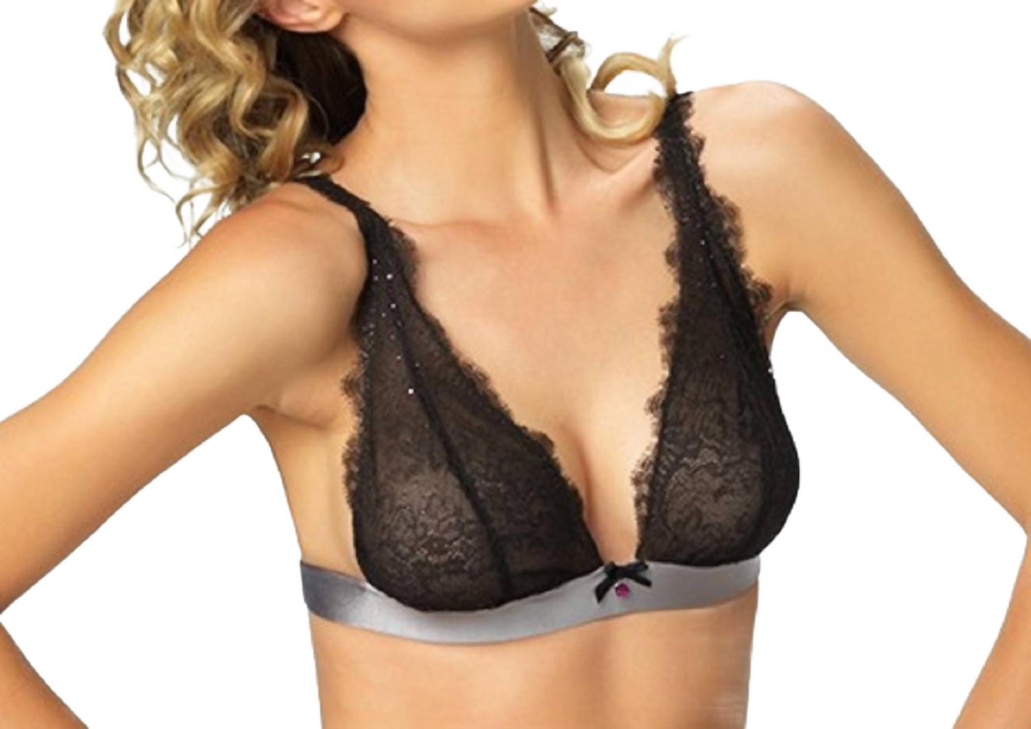 

Бюстгальтер-треугольник Bow Satine в цвете лиловый иней Felina