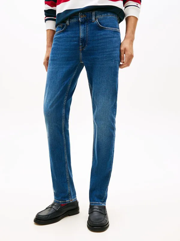 Джинсы core bleecker slim fit Tommy Hilfiger, Mid Blue