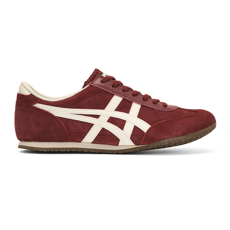 Onitsuka Tiger Мачу Рейсер устойчивые к истиранию лоу-топы повседневные унисекс бордовые, цвет Burgundy — фото 2