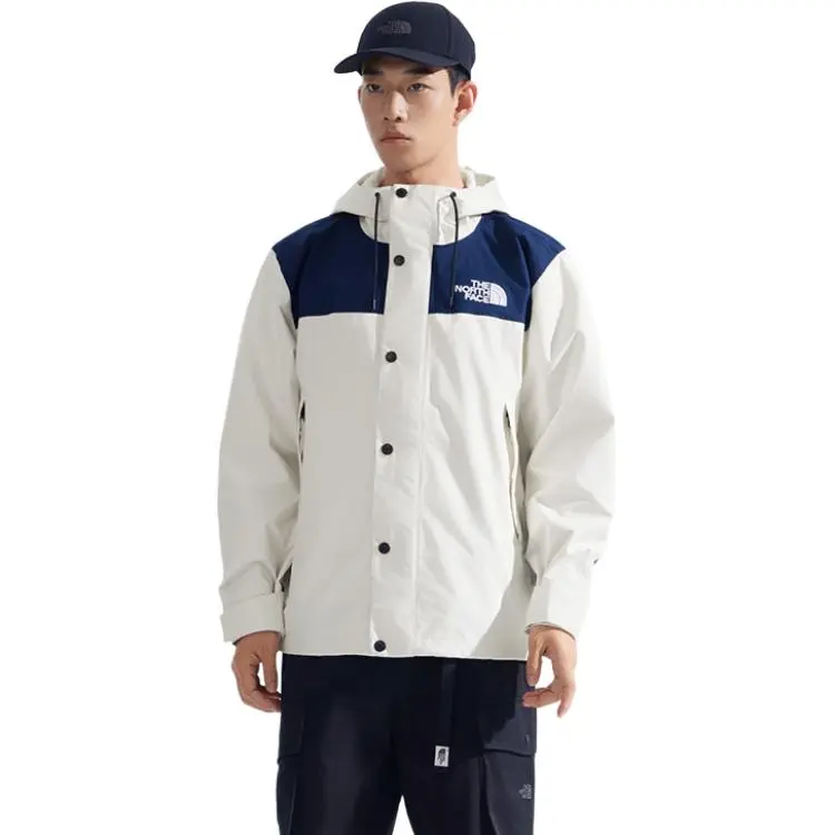 

THE NORTH FACE Ветровка мужская водонепроницаемая ветрозащитная дышащая и износостойкая, Dune White