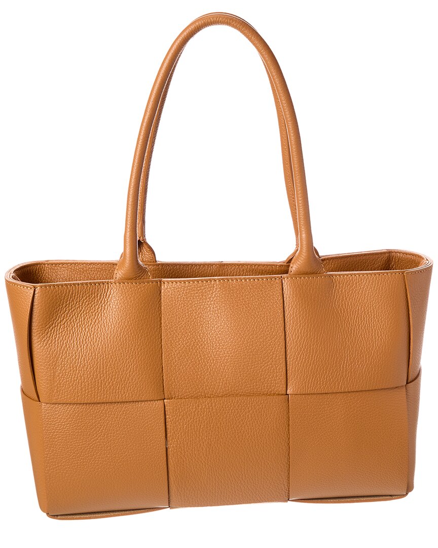 

Изабелла Россетти Сумка через плечо из кожи с плетением Isabella Rosetti