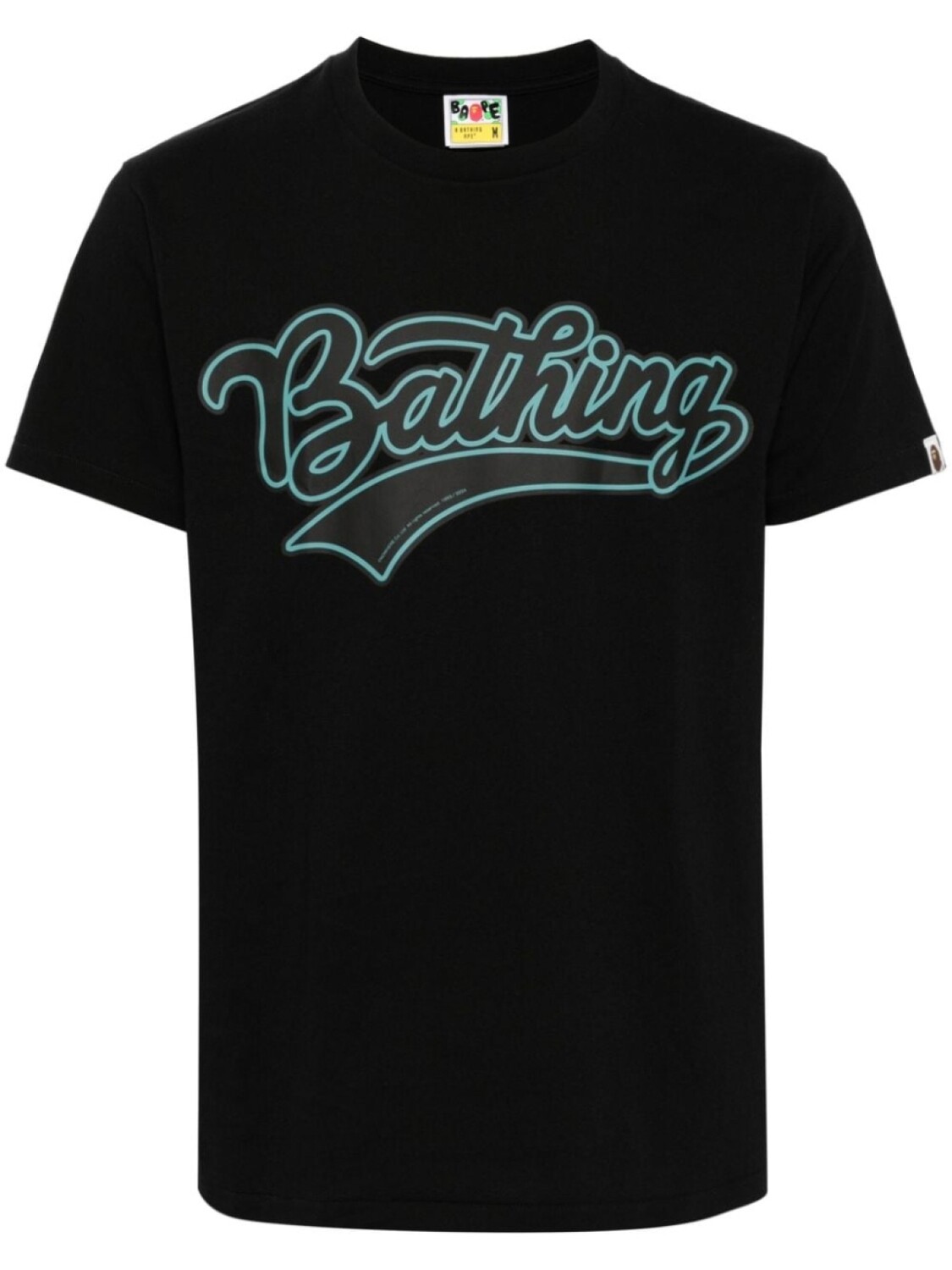

A BATHING APE футболка из хлопка с логотипом, черный