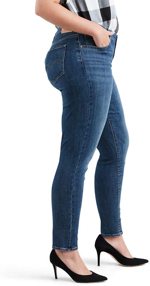 Женские узкие джинсы Levi's 711 (также доступны в размере Plus), Astro Indigo - Dark Indigo — фото 2