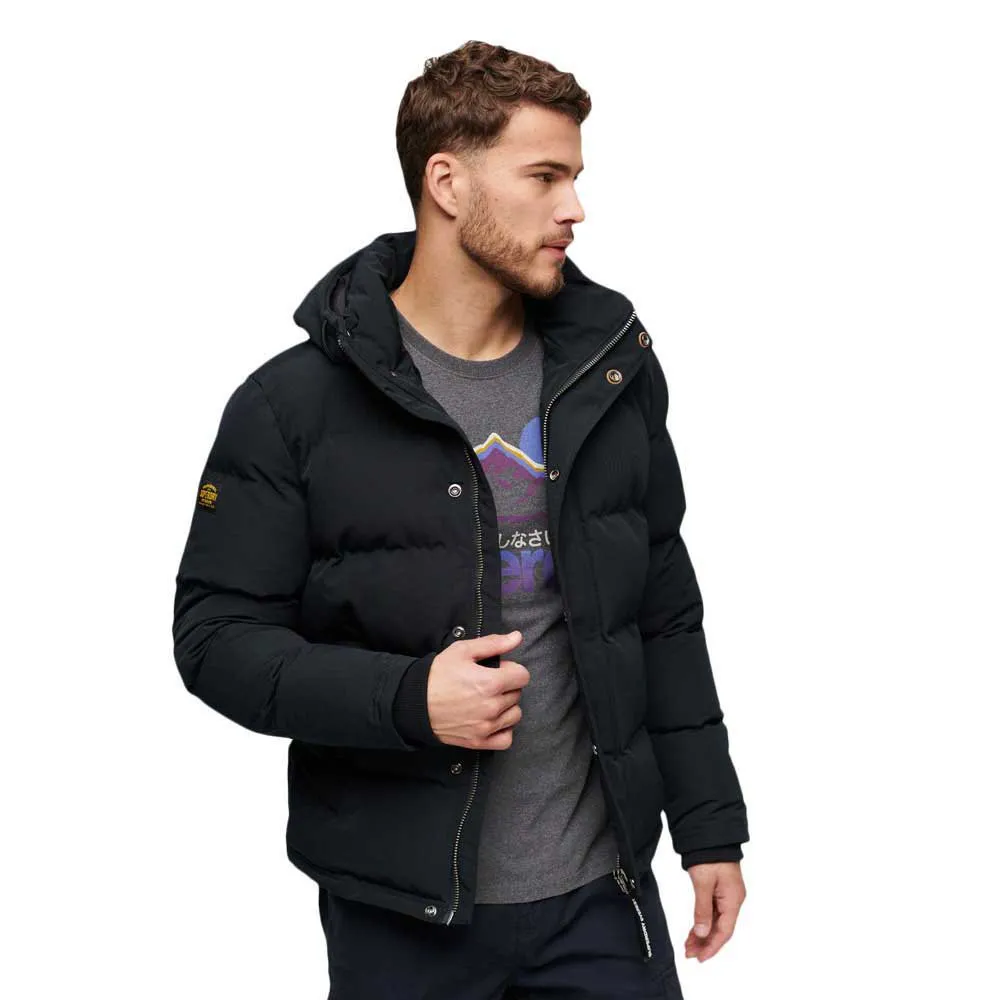 

Пуховик Superdry Everest Short, черный