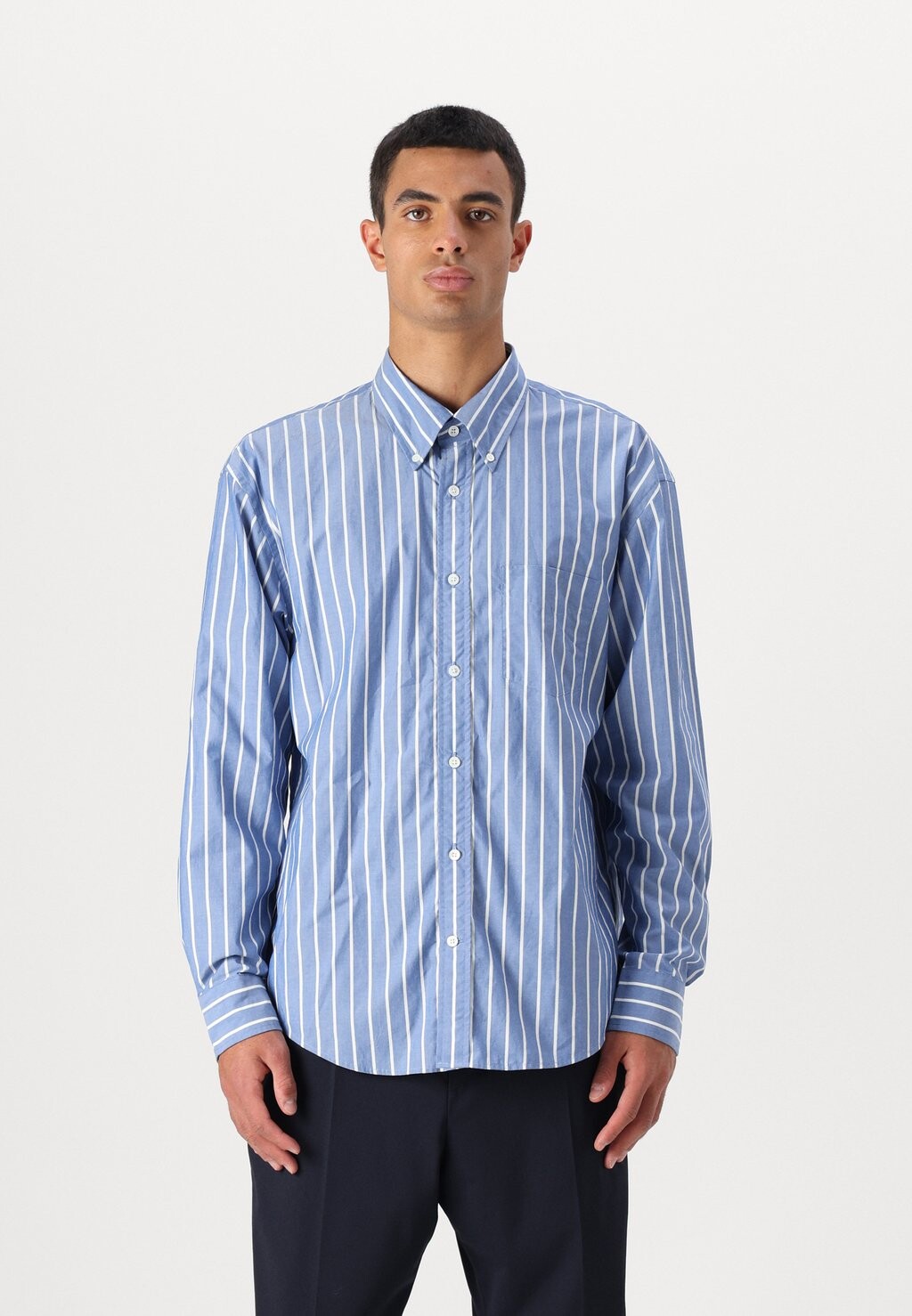

Блузка на пуговицах HERITAGE STRIPE UNISEX GANT, синий