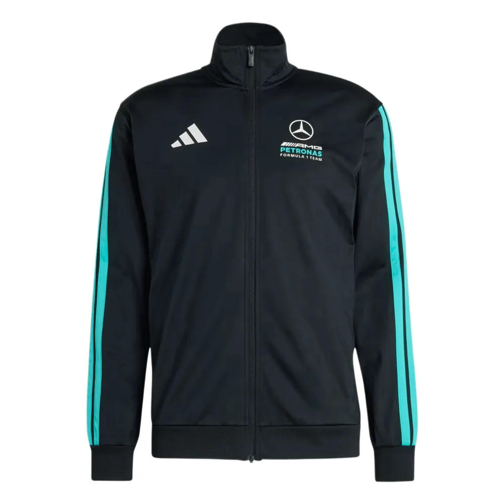 Куртка MERCEDES AMG мужская Adidas, Black/Semi Mint Green