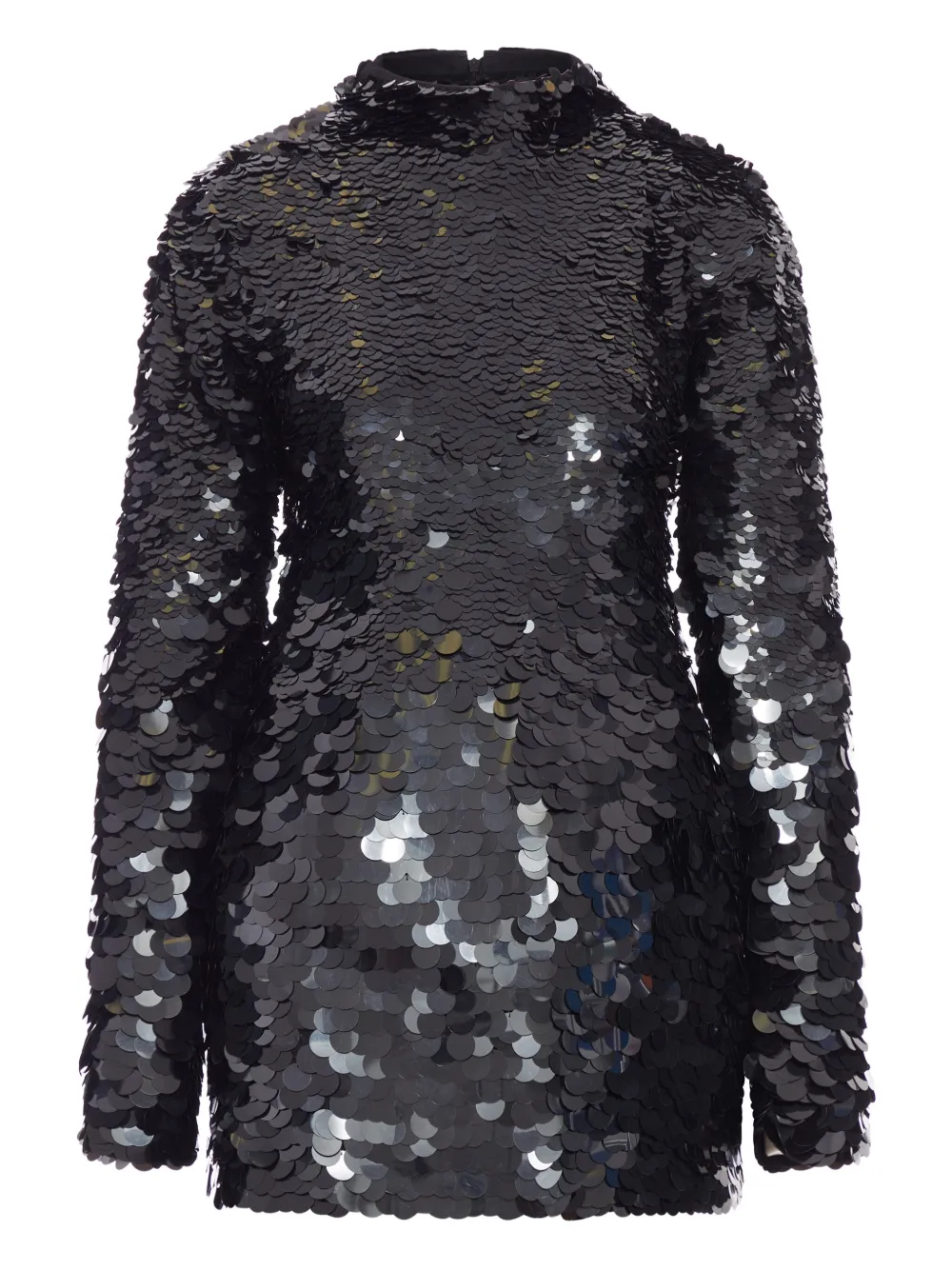 

Платье мини с пайетками Sportmax, черный