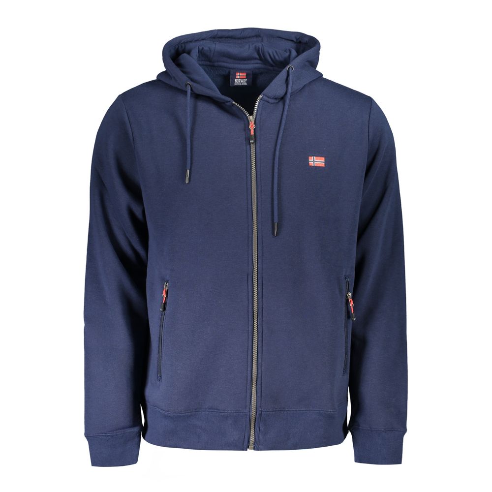 

Синий хлопковый мужской свитер Geographical Norway