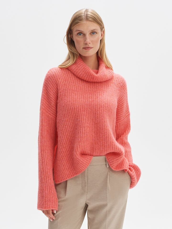 

Пуловер OPUS Rollkragenpullover, коралловый