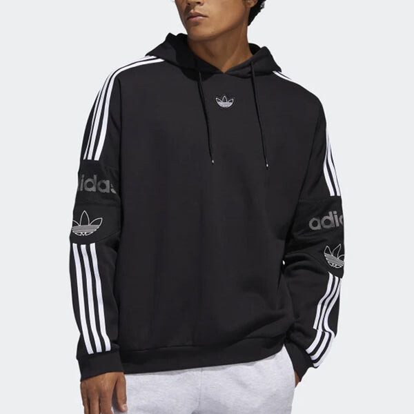 Толстовка adidas originals TS TRF HOODY Sports Black, черный — фото 3