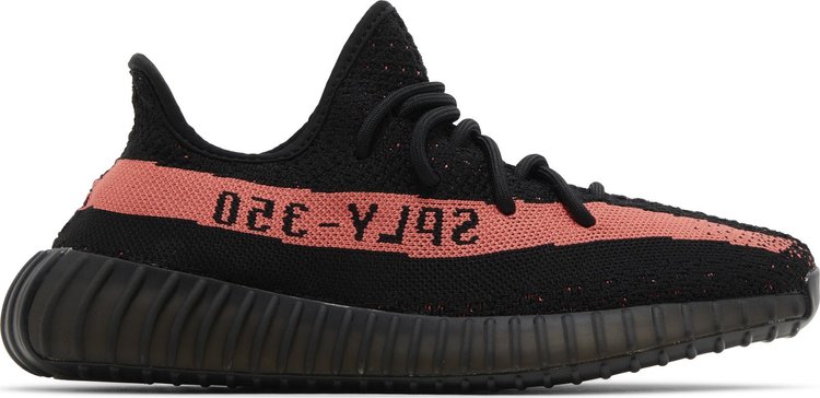 

Кроссовки Yeezy Boost 350 V2 'Red' 2023, черный