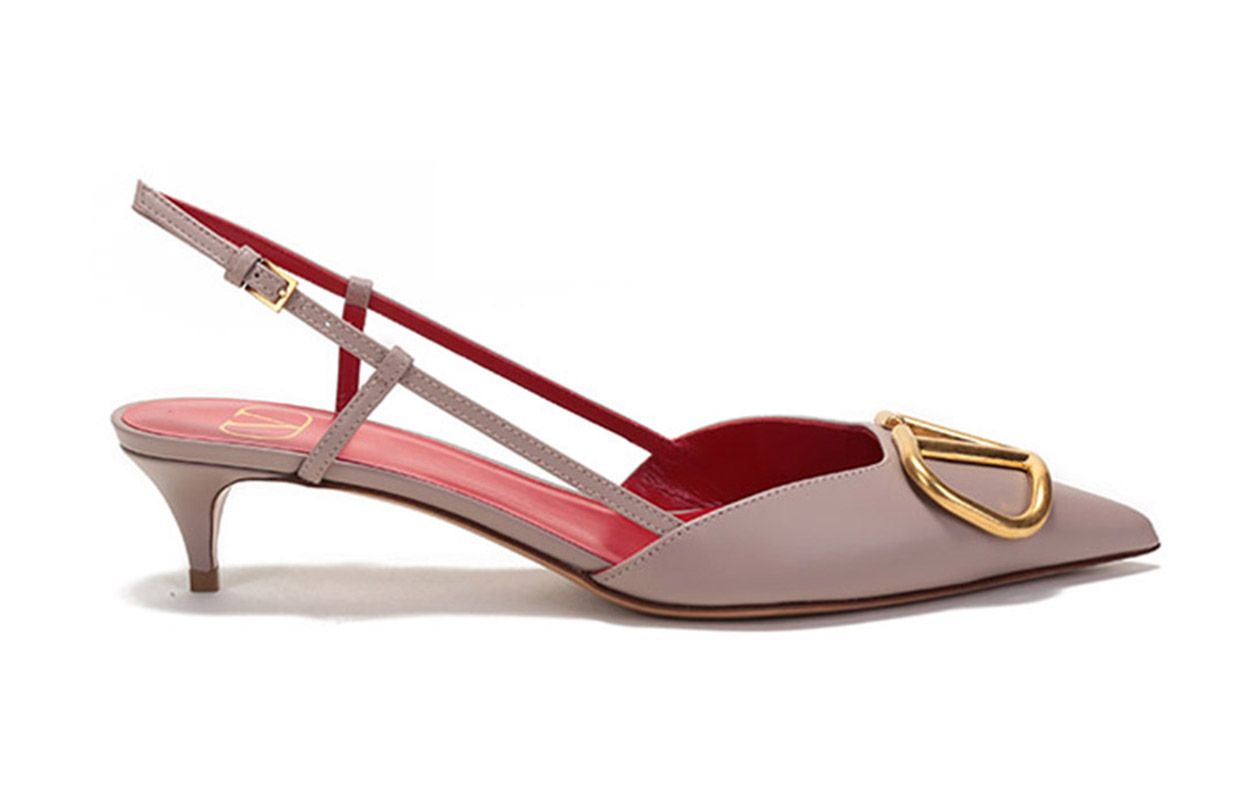 Гаравани VLogo Signature 40mm Слингбэки на каблуке Valentino — фото 3