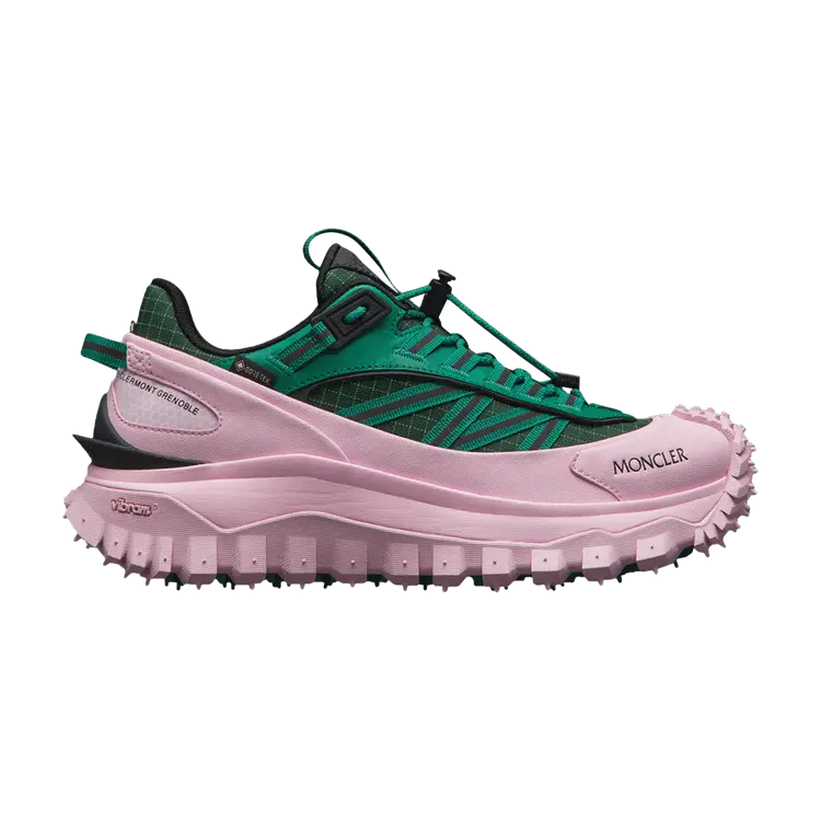 

Кроссовки Moncler Trailgrip GORE-TEX Low Pink Green, розовый