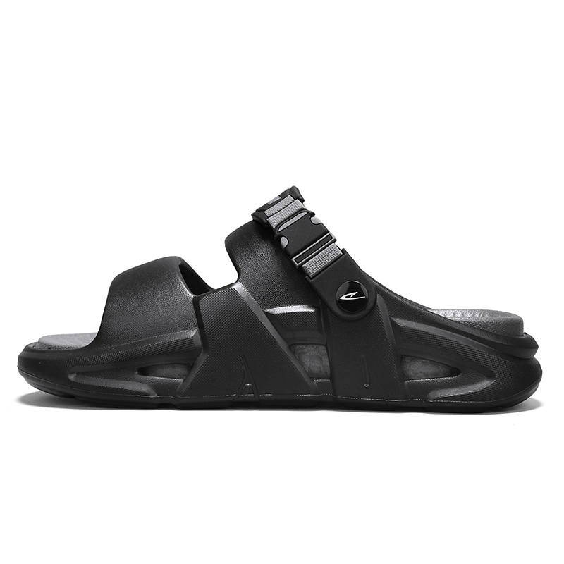 

DEERWAY Мужские EVA нескользящие устойчивые к истиранию слайдеры-сандалии black