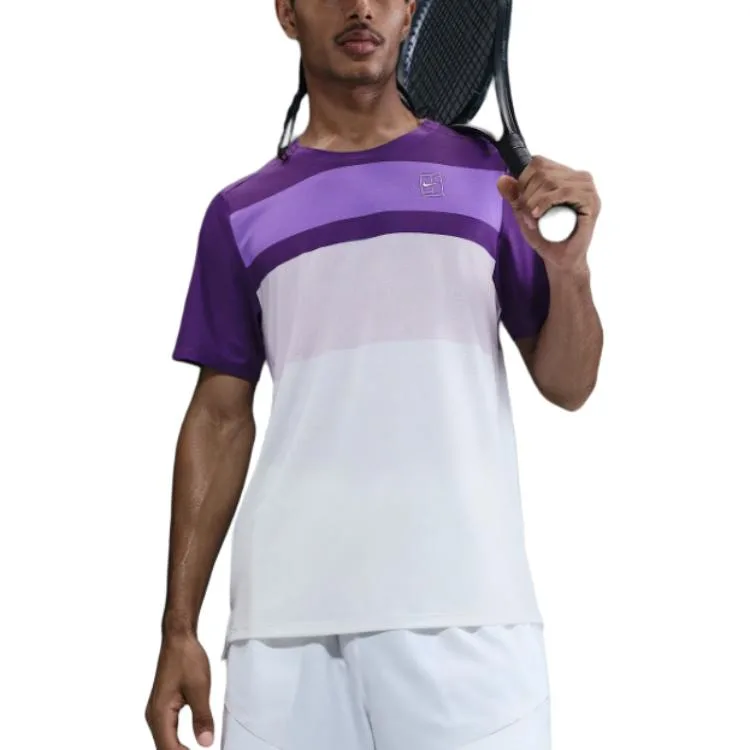Мужская теннисная майка Court Advantage Nike, фиолетовый