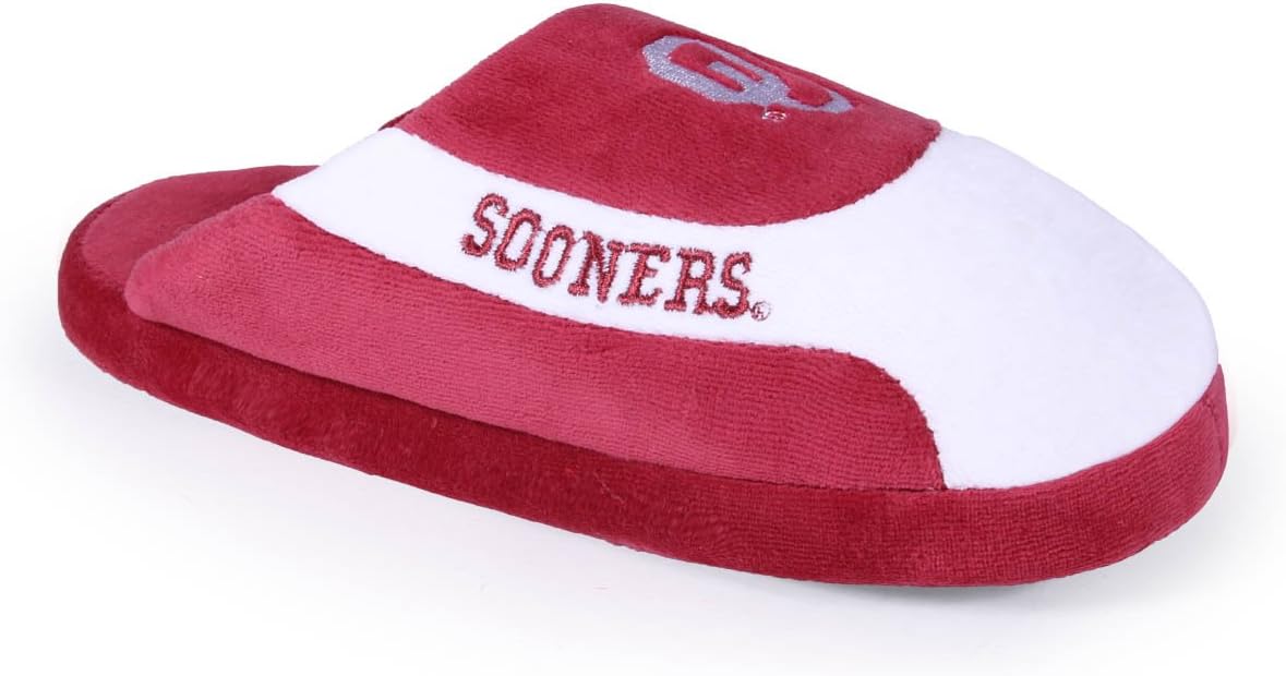

Тапочки Comfy Feet NCAA Low Pro Stripe Slip On, Oklahoma Sooners