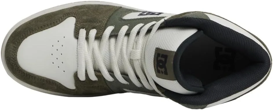 Мужские кроссовки DC Shoes Manteca 4 Hi Trainers, белый/зеленый/серый — фото 4