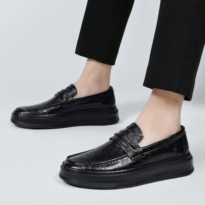 LEXON Лоферы мужские тёмно-коричневые, цвет Dark Brown — фото 4