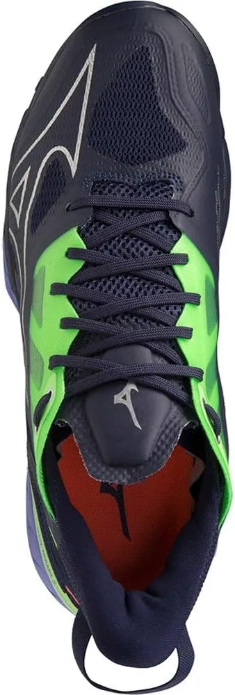Спортивные кроссовки Mizuno Wave Mirage 5 унисекс, синий/зеленый — фото 4