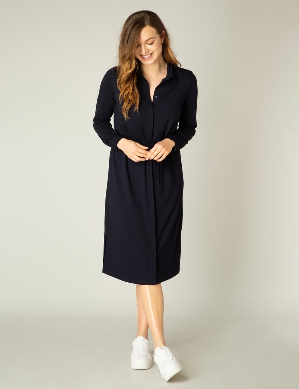 

Платье из джерси ONE PIECES YEYLEM BASE LEVEL, темно-синий