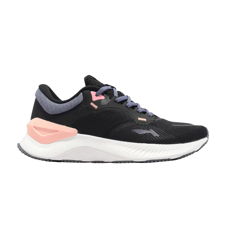 

Кроссовки Li-Ning Wmns Yueying Element Black Folkstone Grey Pink, черный