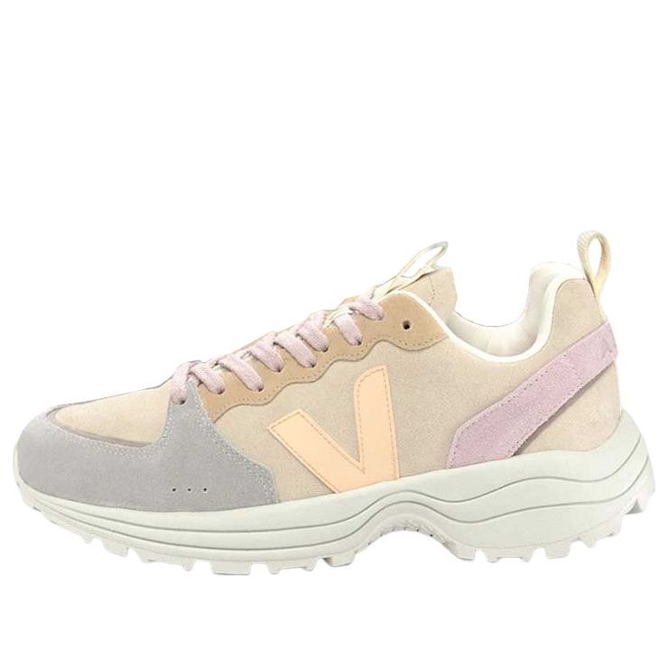 

Кроссовки (WMNS) Veja Venturi Suede Lace-Up Sneakers 'Beige Grey Pink', бежевый