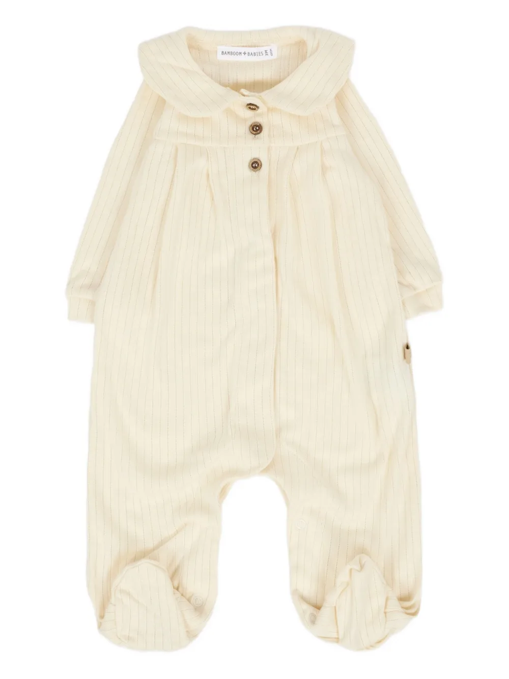 

Ползунки с круглым воротником Bamboom, нейтральный