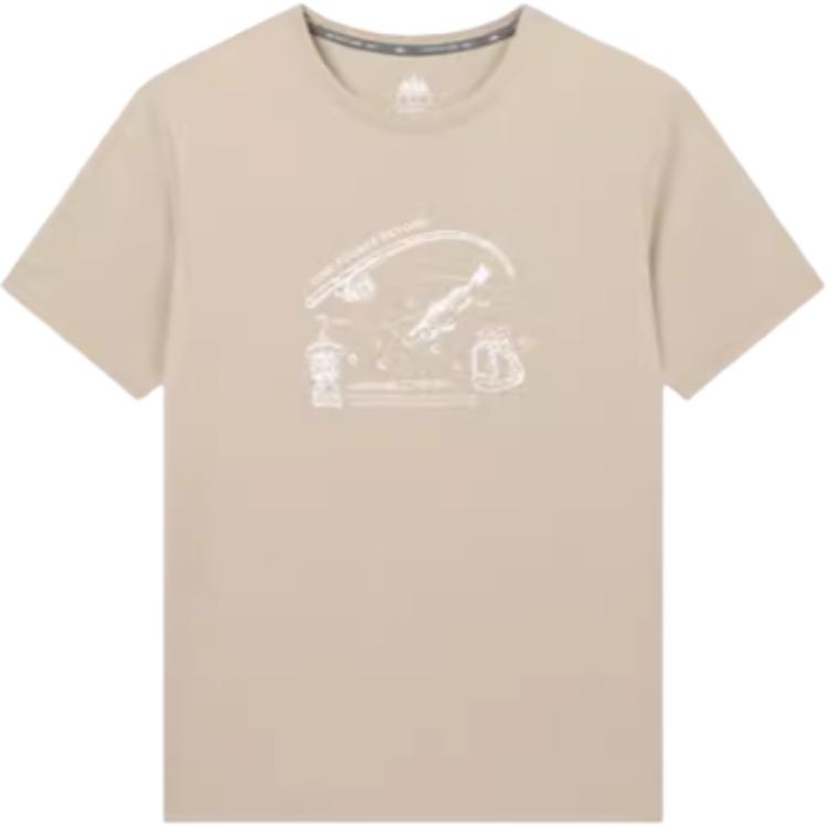 

361° Футболка мужская Sharp Khaki с круглым вырезом, умеренно прямого кроя