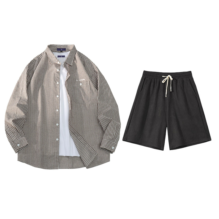 

Рубашка унисекс FAX FOR FMACM, Gray+Black Shorts