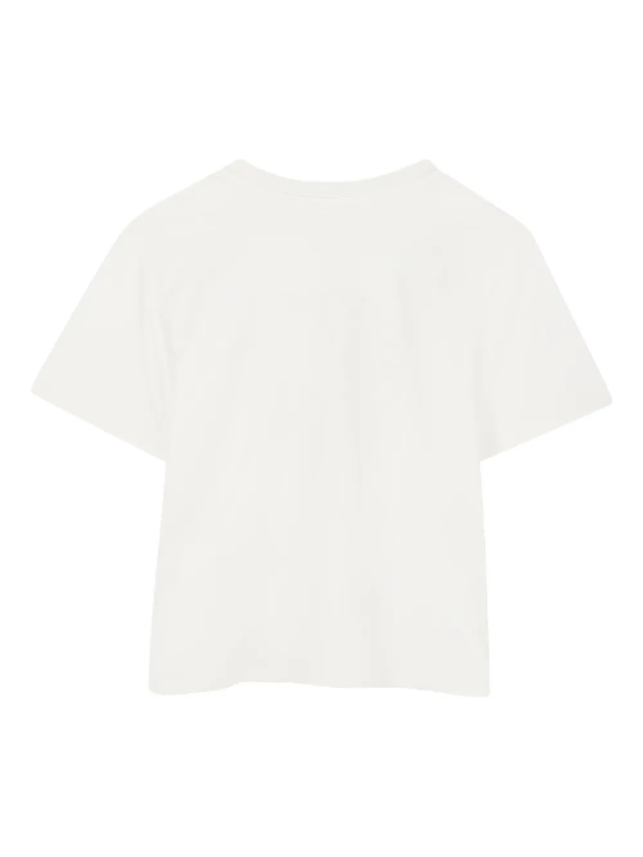 Футболка с цветочным принтом и логотипом Chloé Kids, белый — фото 2