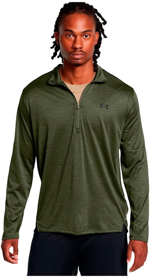 

Under Armour мужская футболка Tech Vent 1/2 Zip, Marine Od Green/Black, Черный, Under Armour мужская футболка Tech Vent 1/2 Zip, Marine Od Green/Black
