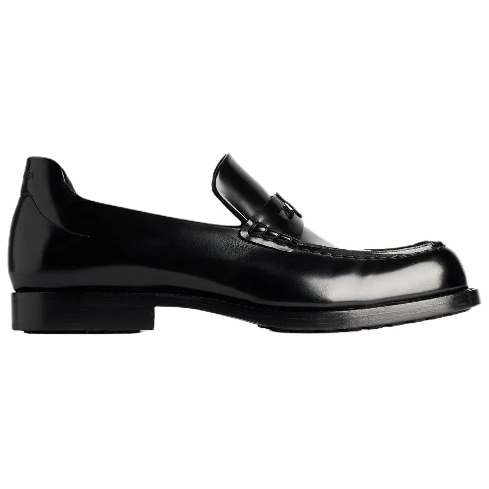 Лоферы из телячьей кожи Comfy Balenciaga Black — фото 3