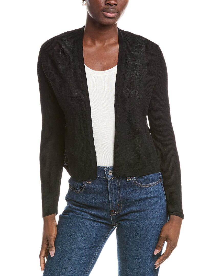 

Кардиган EILEEN FISHER из смесового льна, черный