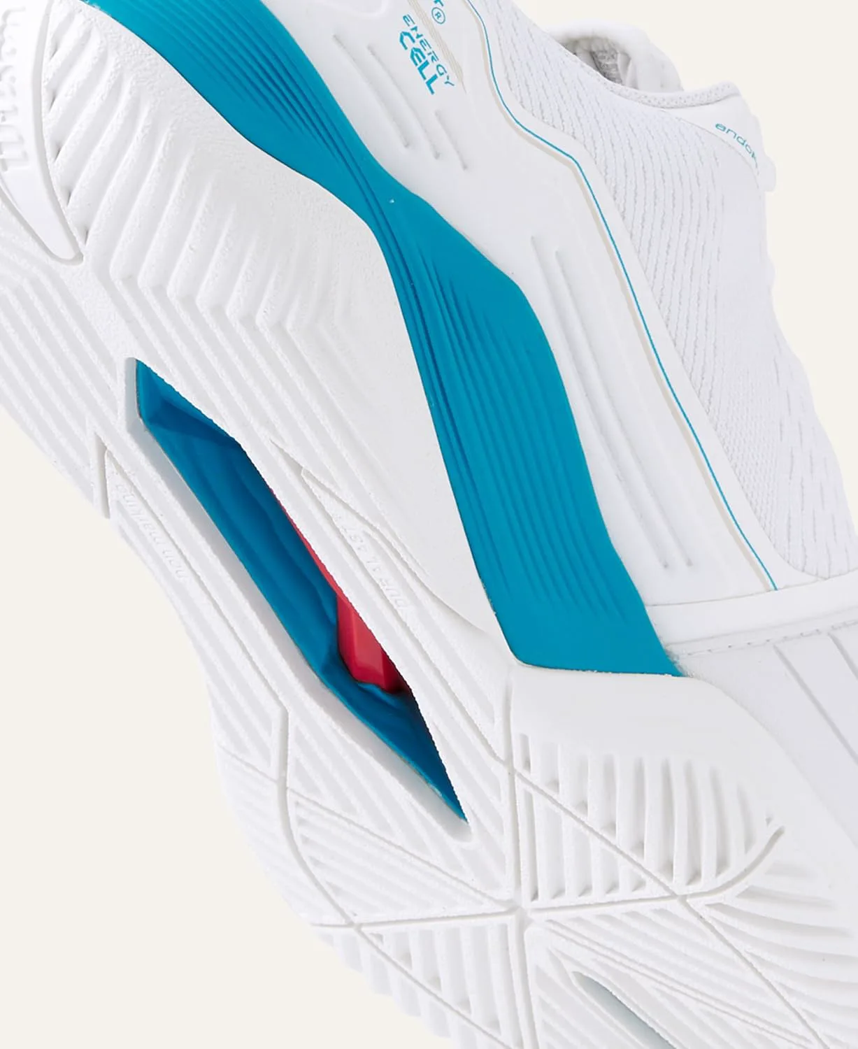 Мужские теннисные кроссовки Wilson Mens Rush Pro 4.5 Oz, белый/синий — фото 3