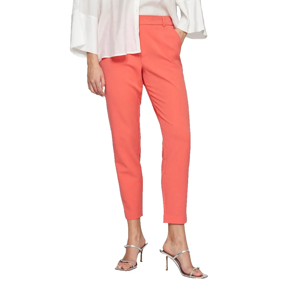 

Брюки с высокой талией Vila Varone Slim Fit, оранжевый