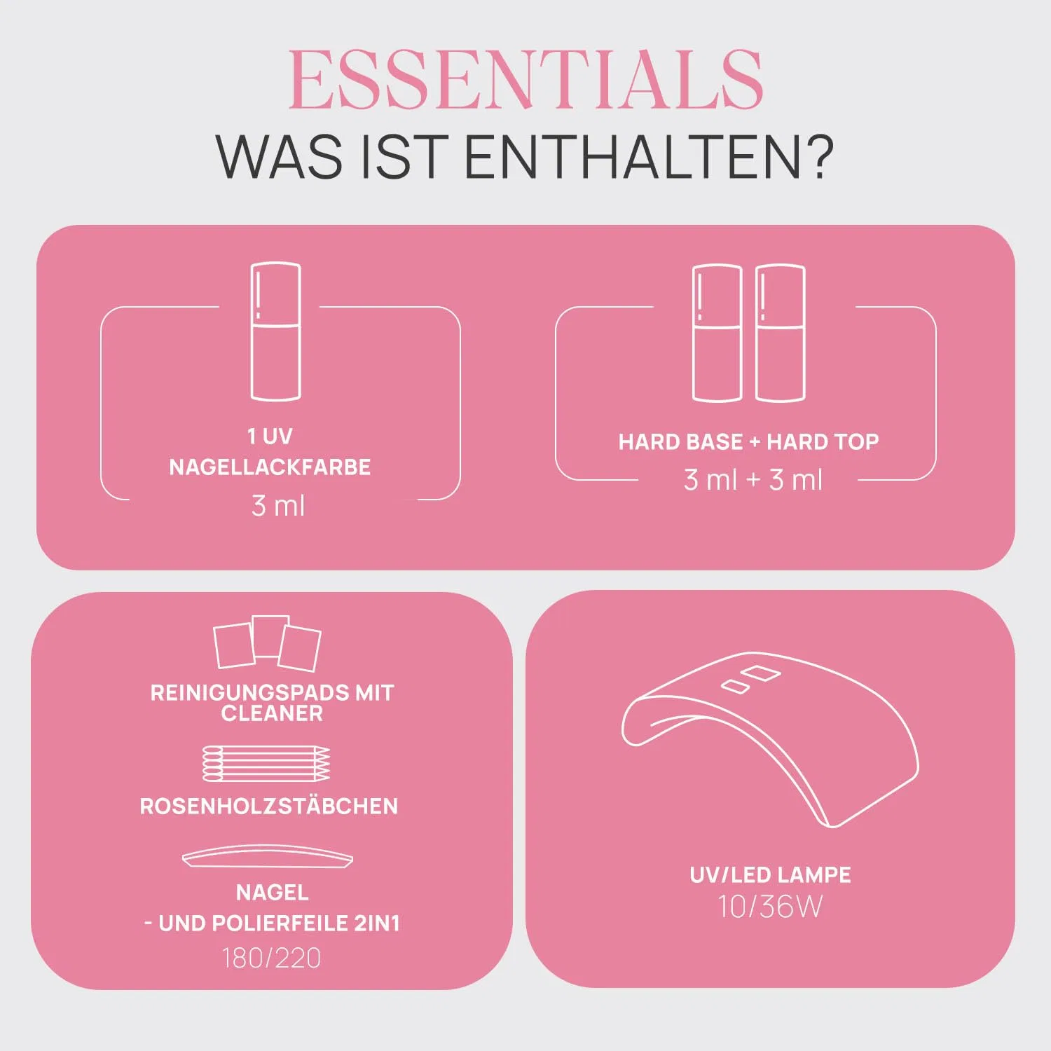 Набор для УФ-маникюра «Essentials Starter Set» от NÉONAIL Néonail, Essentials Starter Set — фото 4