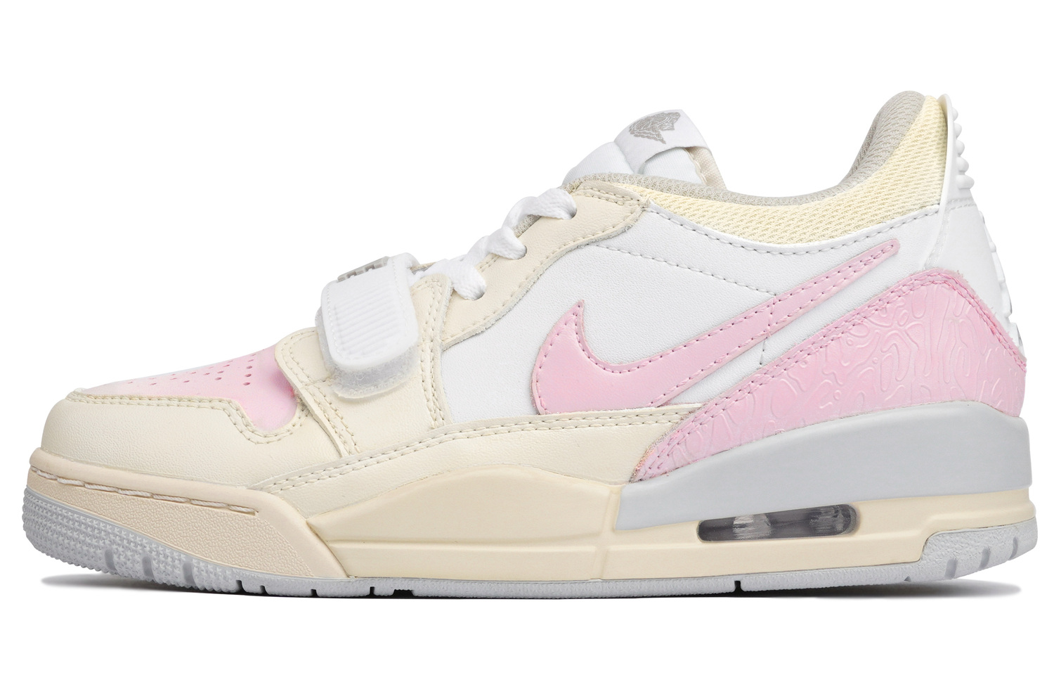 

Jordan Legacy 312 нескользящие низкие детские баскетбольные кроссовки pink white