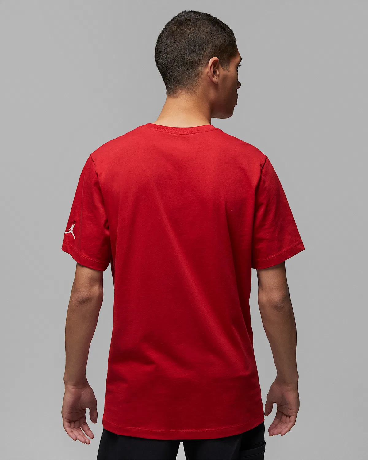 Мужская футболка Jordan Air, Gym Red/Sail/Sail — фото 2