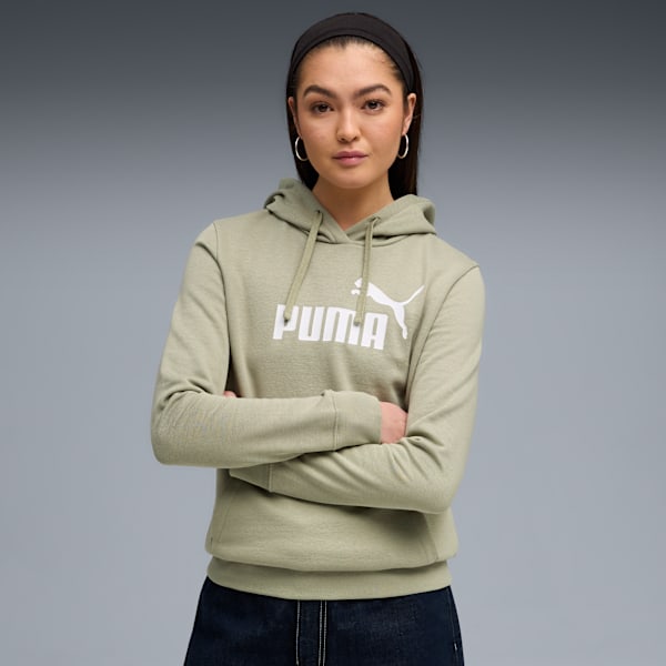 

Женская толстовка с капюшоном Puma Essentials, зеленый