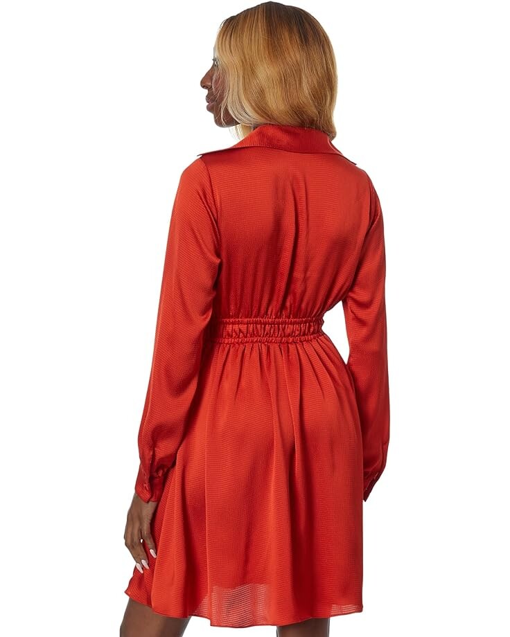 

Платье Michael Kors Smocked Mini Dress, цвет Bright Terracotta