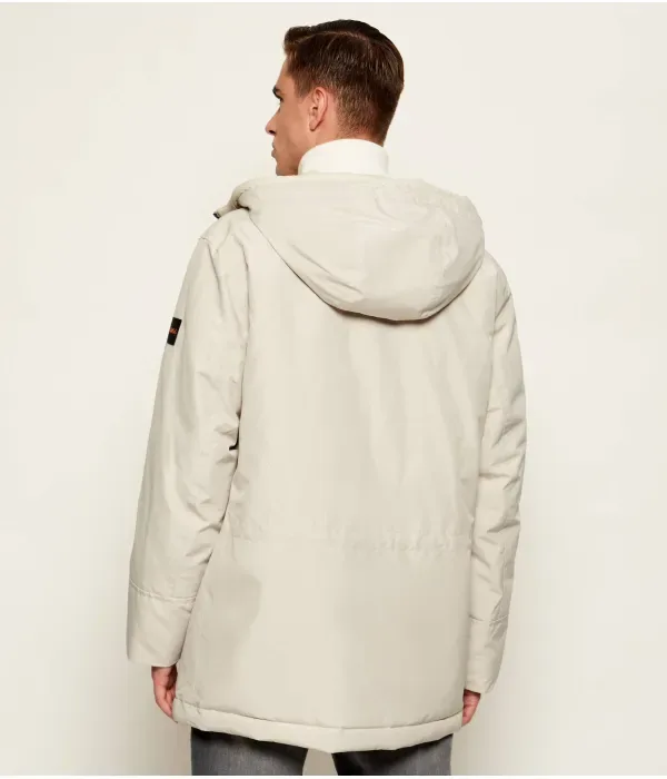 Парка Осиас1 relaxed fit Boss Orange, бежевый — фото 3